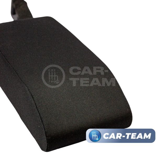 Подлокотник Renault Logan 1 2009-2013г.в., Sandero 1 2009-2013г.в., Duster 1 2010-2015г.в. из ткани (к сиденью без подушки безопасности, к сиденью с регулировкой по высоте) "Аламар"