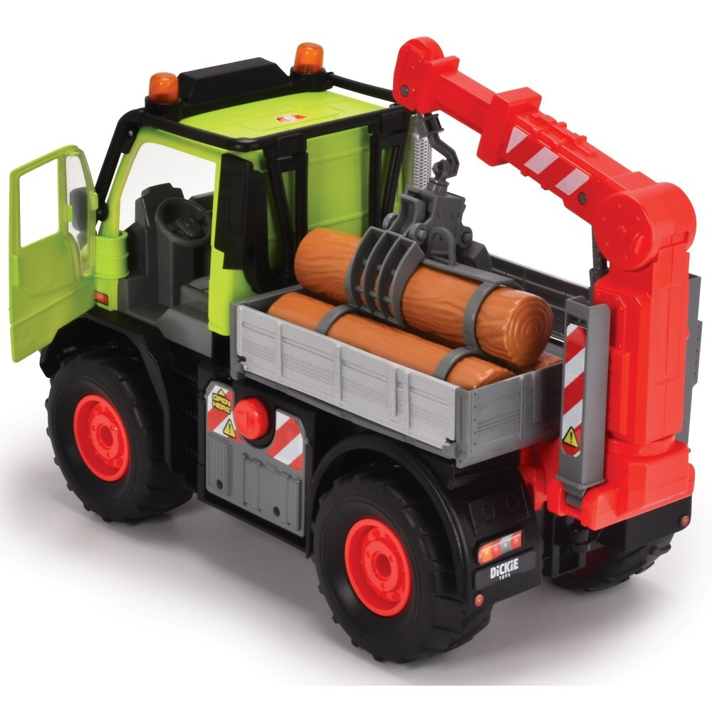 Dickie City - Большой лесовоз UNIMOG U530 Mercedes-Benz 45 см свет и звук 3749032 / артикул   3749032  / GTIN 4006333076671