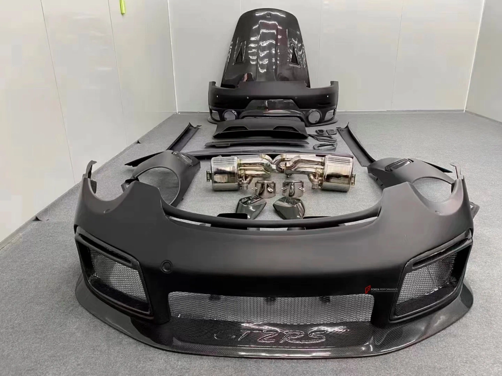 Карбоновый обвес переделка в стиле GT2RS для PORSCHE 911 991.1 TURBO S 2011–2017