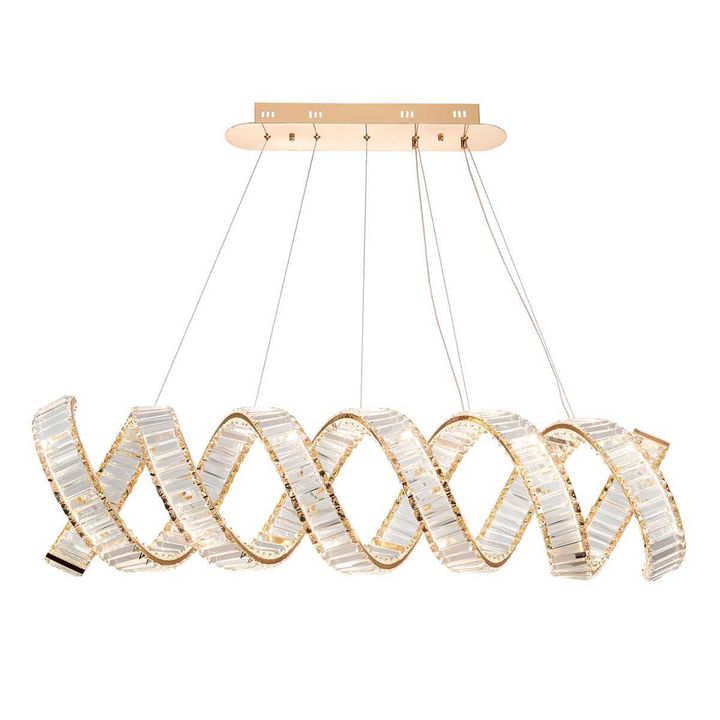 Подвесная светодиодная люстра Modelux Modestyle MS.9032.1200 GD