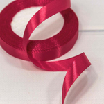 Лента Атласная 1,5см х 28м Сатин (Малиновый)