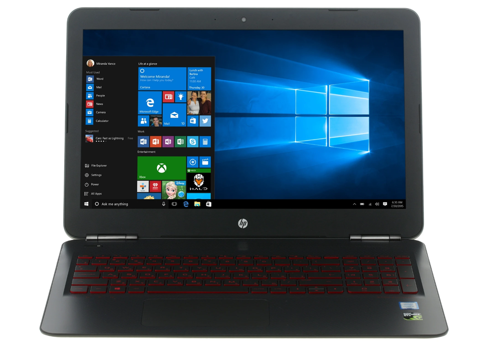 15.6" Ноутбук Omen 15-ax005ur (1920x1080, Intel Core i5-6300HQ, RAM 8ГБ, SSD 128ГБ, NVIDIA GeForce GTX 960, Windows 10 Home)