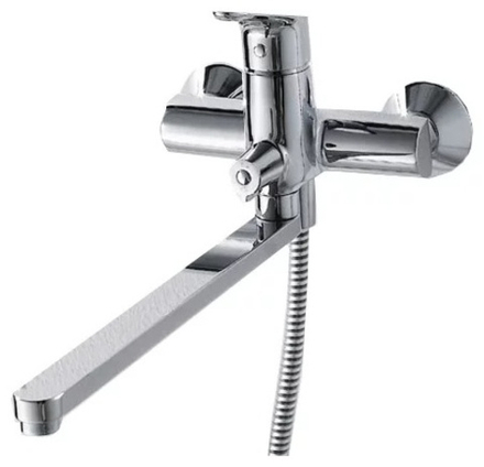F64898C-LB BRAVAT DROP Смеситель для ванны с длинным изливом (к/к 4)