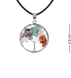 NP-04/11 Кулон с камнями «7 минералов»