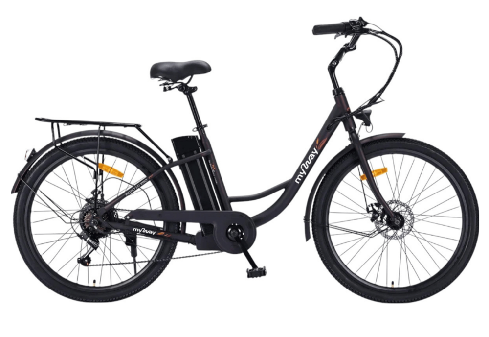 Электровелосипед MyWay Road 1.0 26",350W,36V10AH чёрный антрацит