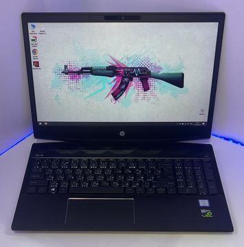 Ноутбук  HP Pavilion Gaming 15-cx0012ur Core i7/GTX1060/256+1000/16/15.6FHD144Hz/3ч.