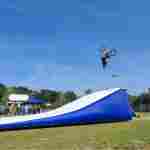 Склиз (полотно) на надувную подушку для фристайла, 9*4*2,5 м