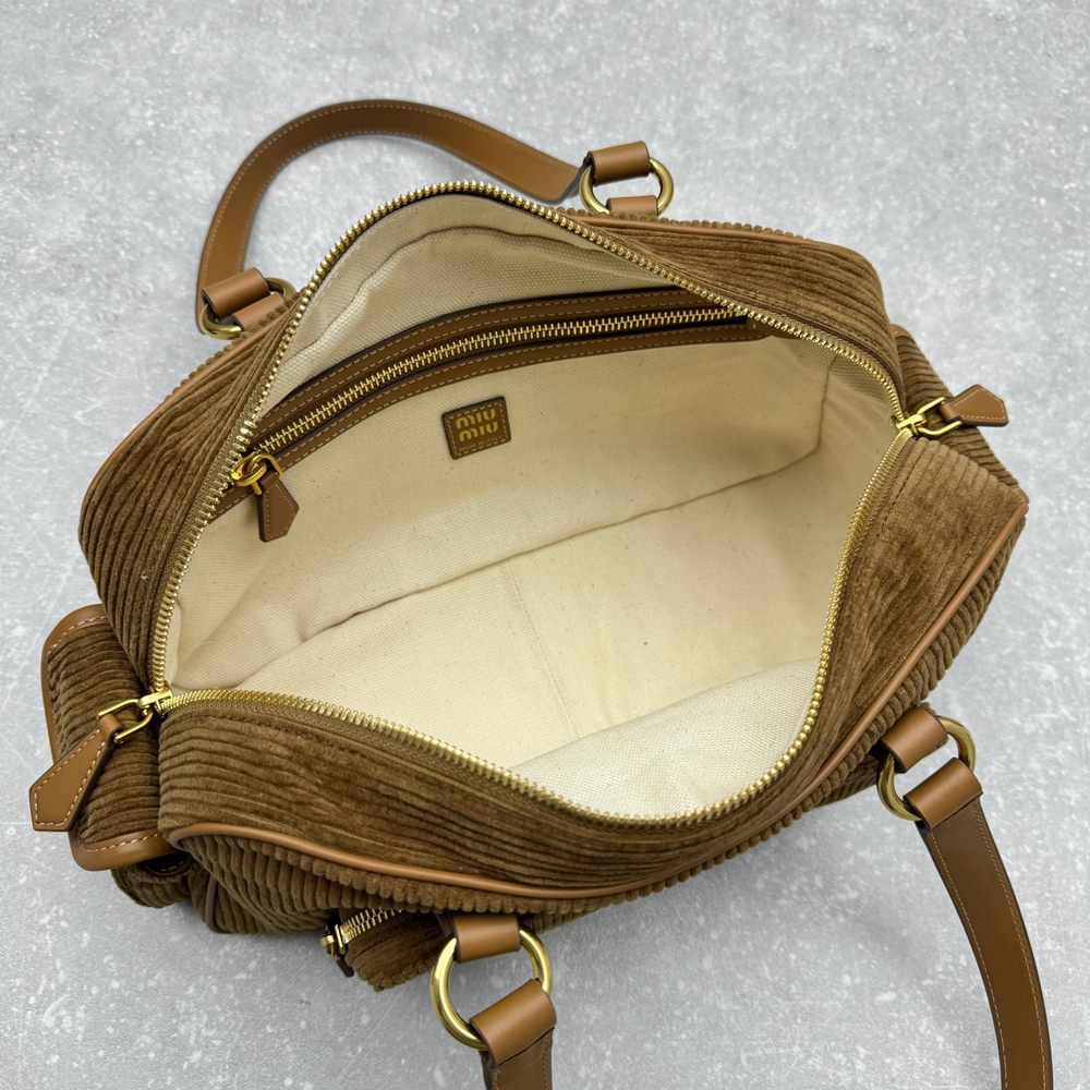 Miu Miu Corduroy Pocket Bag 32 cm