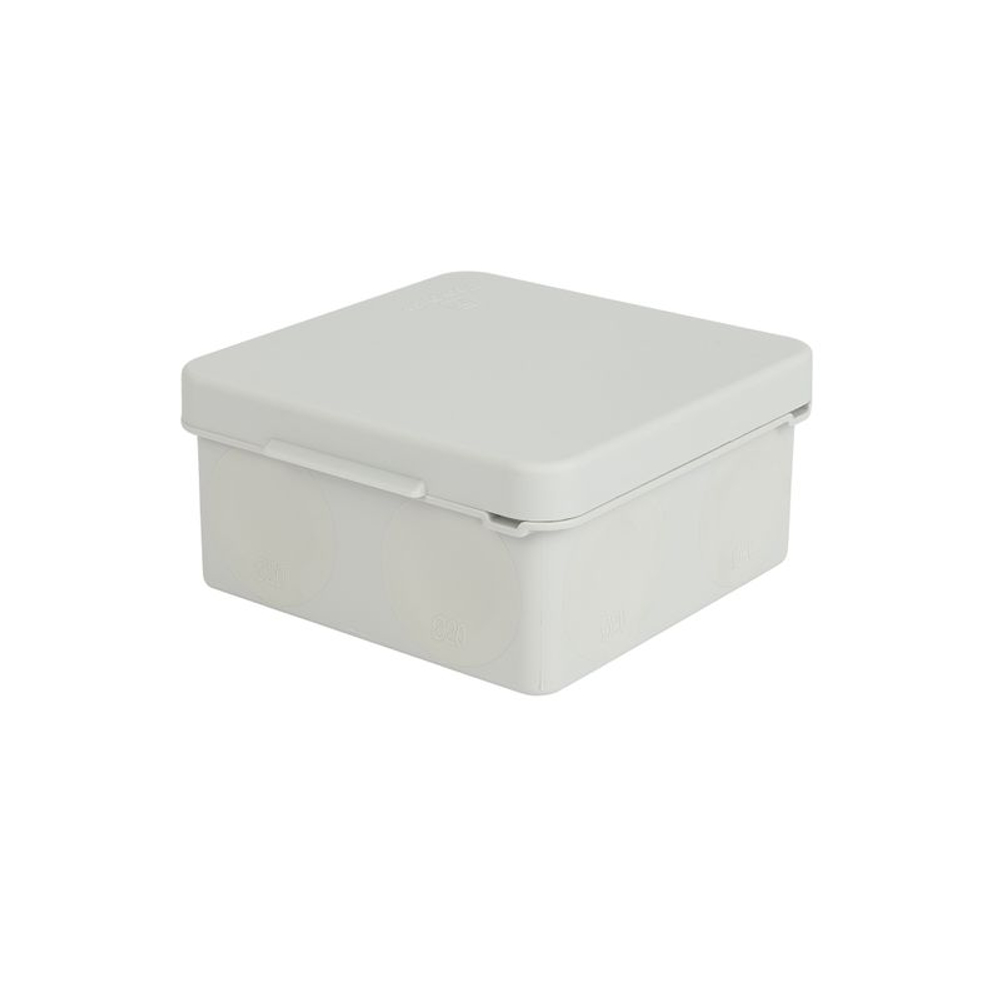 Коробка распределительная под монтажный пистолет Промрукав 80х80х40 мм серая