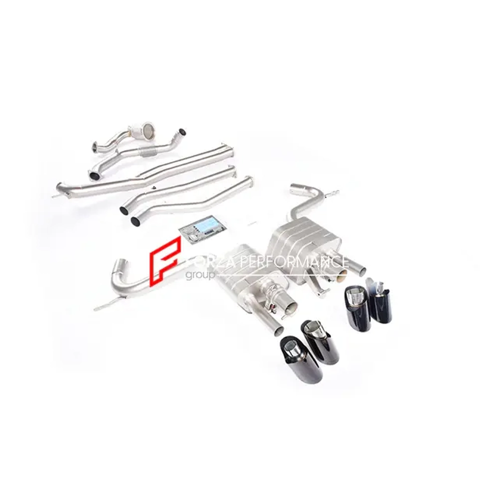 Спортивная выхлопная система с заслонками для Porsche Panamera 971 3.0T Порш Панамера