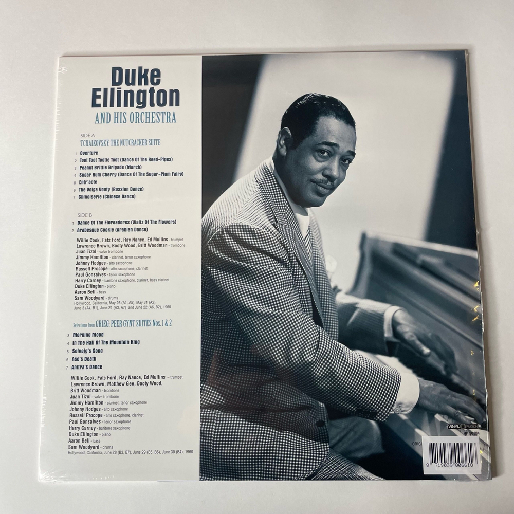 Виниловая пластинка Duke Ellington And His Orchestra, Чайковский Щелкунчик, Григ Пер Гюнт Tchaikovsky: The Nutcracker Suite / Grieg: Peer Gynt Suite Nos. 1 and 2 (EU 2024)