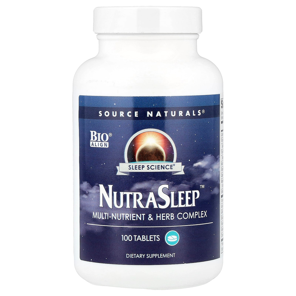 Source Naturals, Пищевая добавка NutraSleep, 100 таблеток