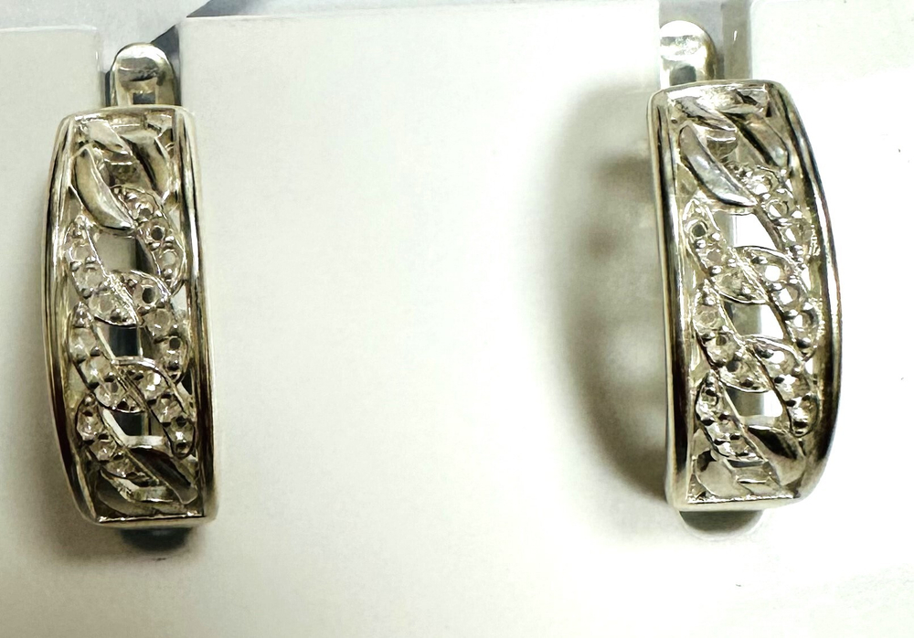 Серьги из серебра 925 пробы
