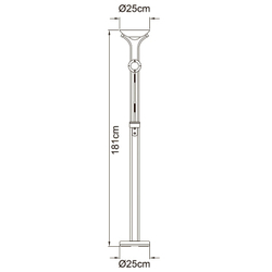 Торшер Arte Lamp A4329PN-2CC