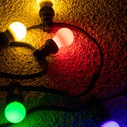 Гирлянда ЭРА ERABL-L100/S40 белт лайт светодиодная новогодняя нить уличная 100 м шаг 40 | Профессиональное праздничное и новогоднее освещение