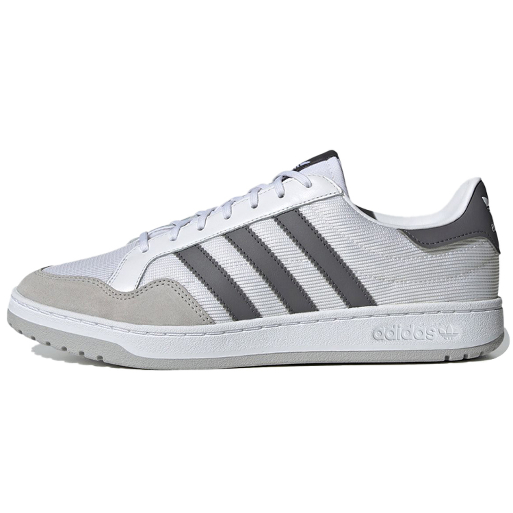 Кроссовки Adidas Originals Team Court White White Grey