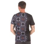 Мужская футболка черная с узором Sesmik by Vlad Sedov VS003/VS0019