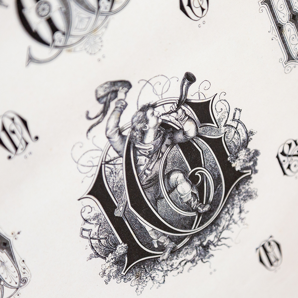 Арт-постер Объект мечты Монограмма 10