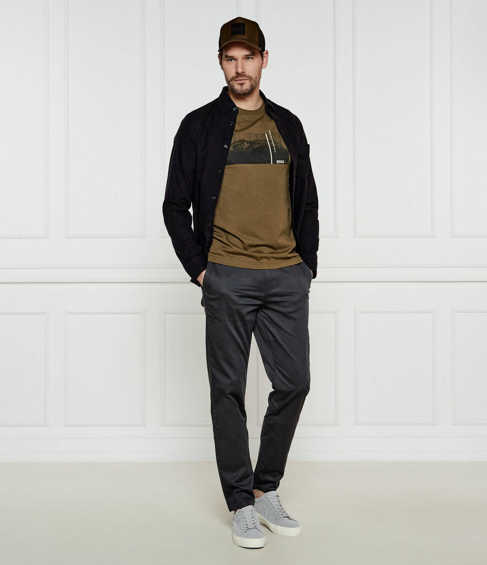 Чиносы BOSS ORANGE - графитовый(50529332)