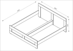Кровать Сириус 180х200 (венге)