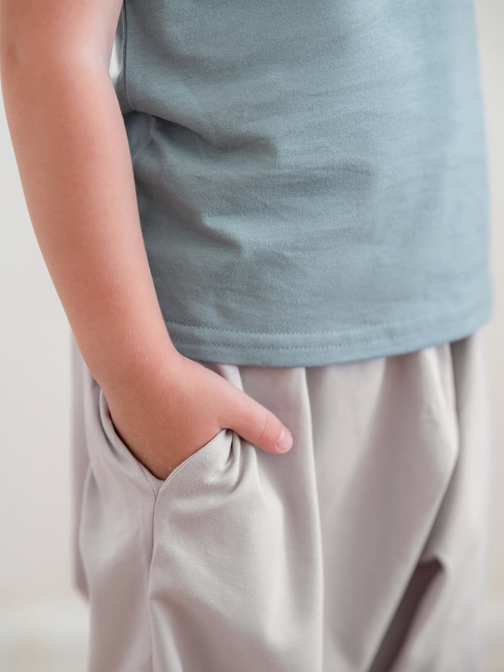 Брюки оверсайз Mjölk Песочный серый, уценка