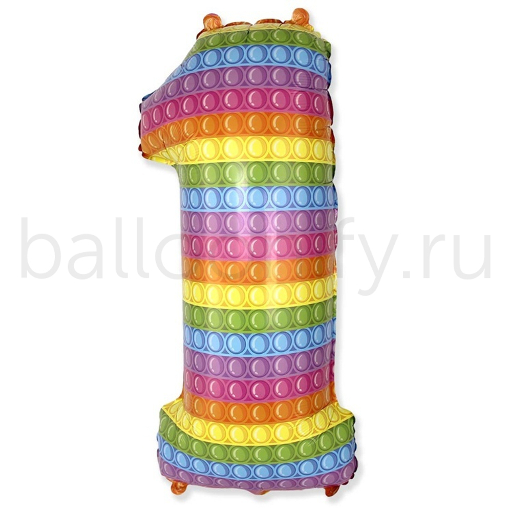 Шар ЦИФРА 1 Попит 32" 81 см