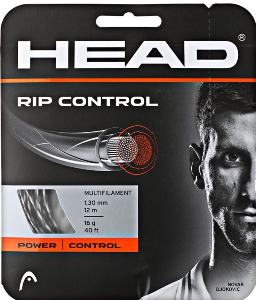 Теннисные струны Head Rip Control (12 m) - black/white