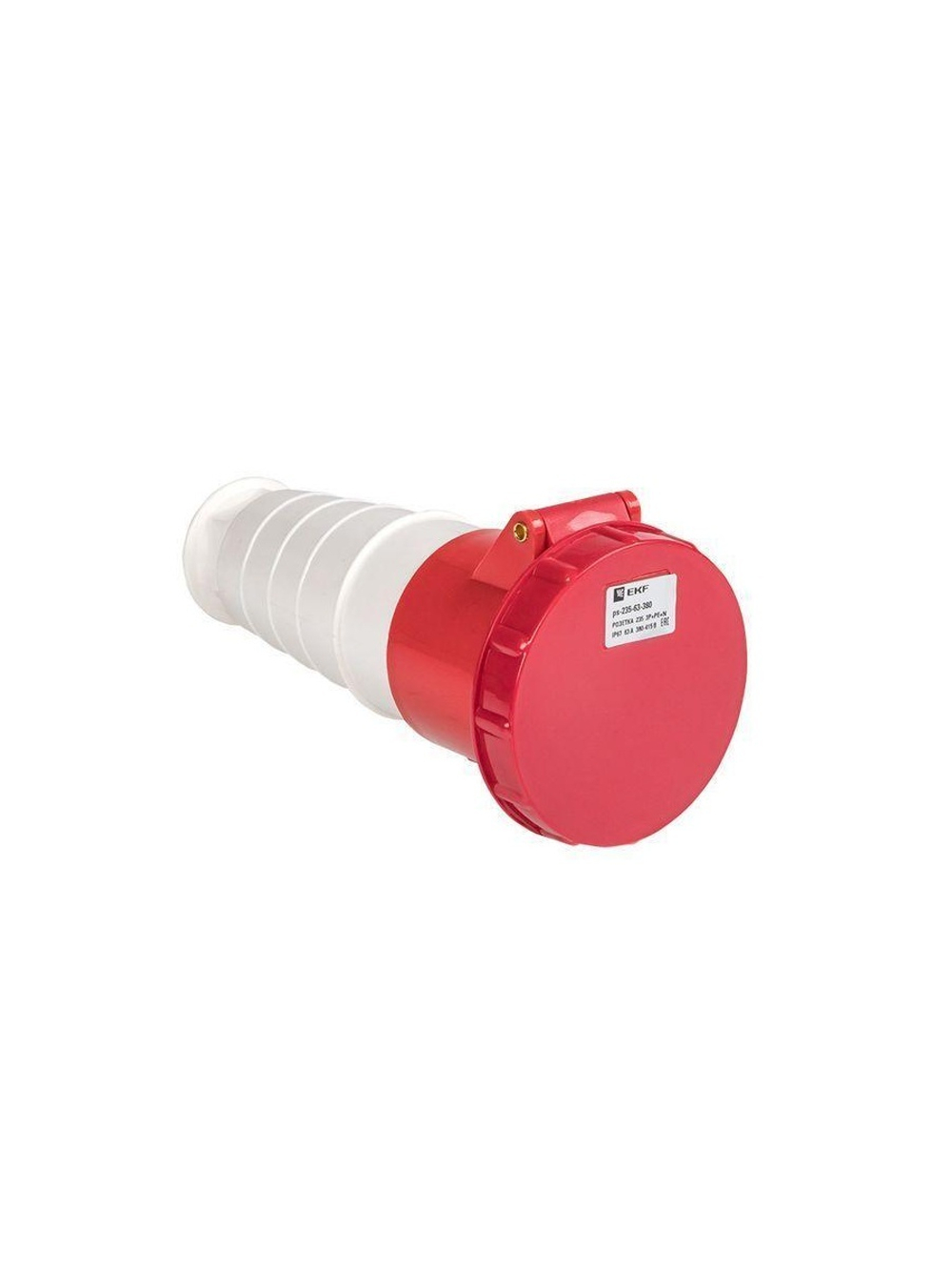 Розетка кабельная 63А 380В 3P+РЕ+N IP67 (235) EKF ps-235-63-380