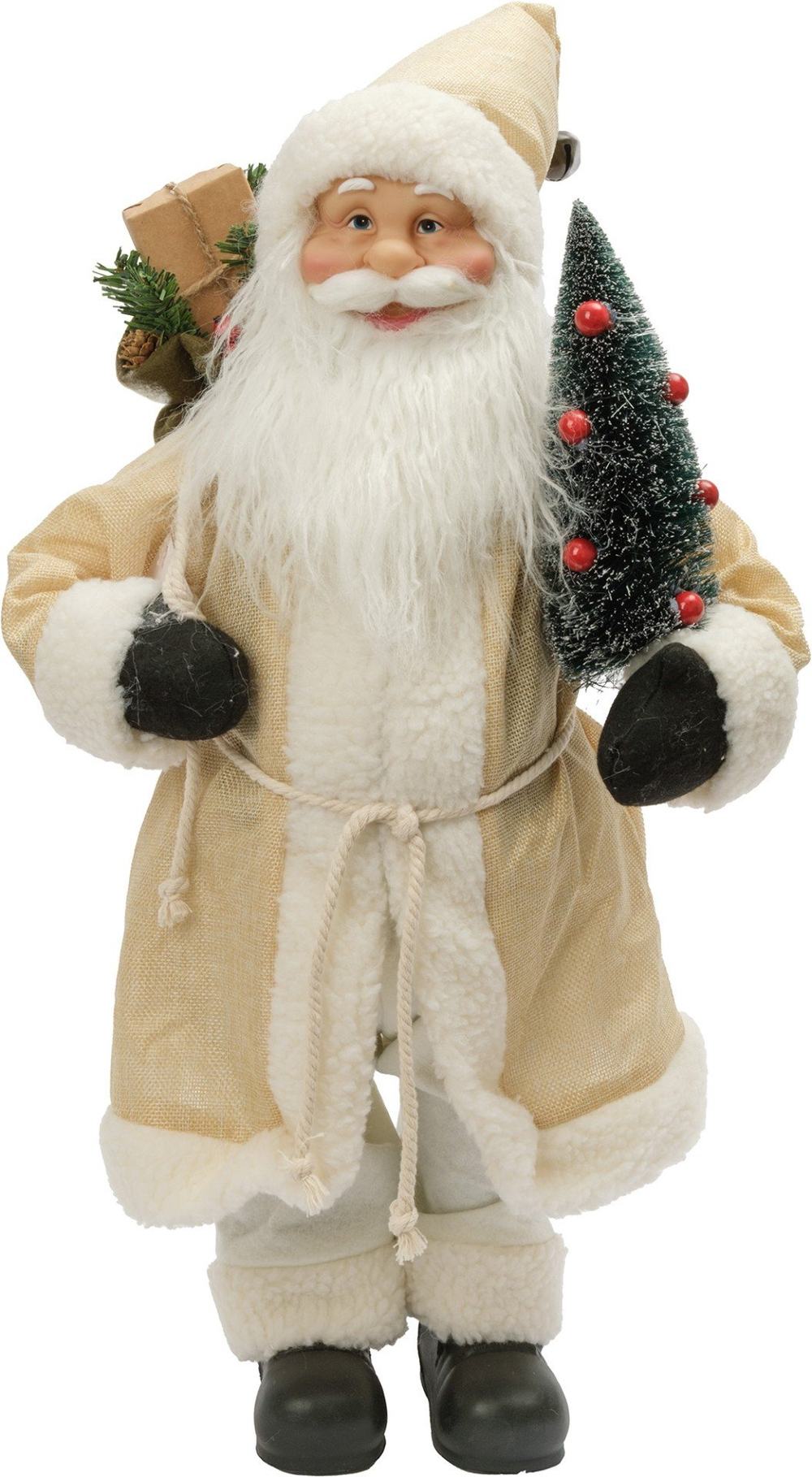 Фигура Дед Мороз с елкой и подарками 60см, SYLRA-1524245