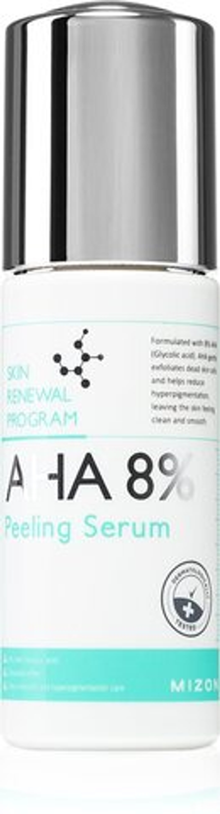 Mizon Skin Renewal Program AHA 8% Peeling Serum - разглаживающая и отшелушивающая сыворотка с регенерирующим эффектом /   50  ml  / GTIN 8809663751722