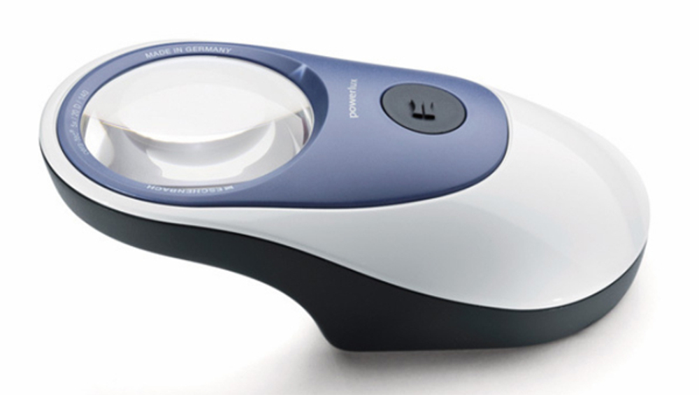 Лупа настольная асферическая Eschenbach Powerlux 7x, 58 мм, с подсветкой 8000 К - фото 2