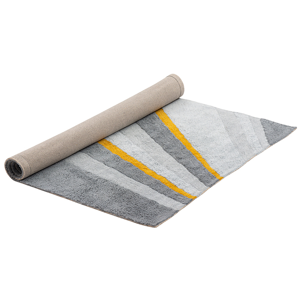 Ковер из хлопка с рисунком tulip field из коллекции terra, 160х230 см