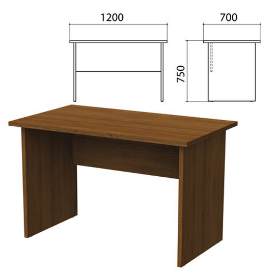 Стол письменный "Этюд", 1200х700х750, орех, 400021-190