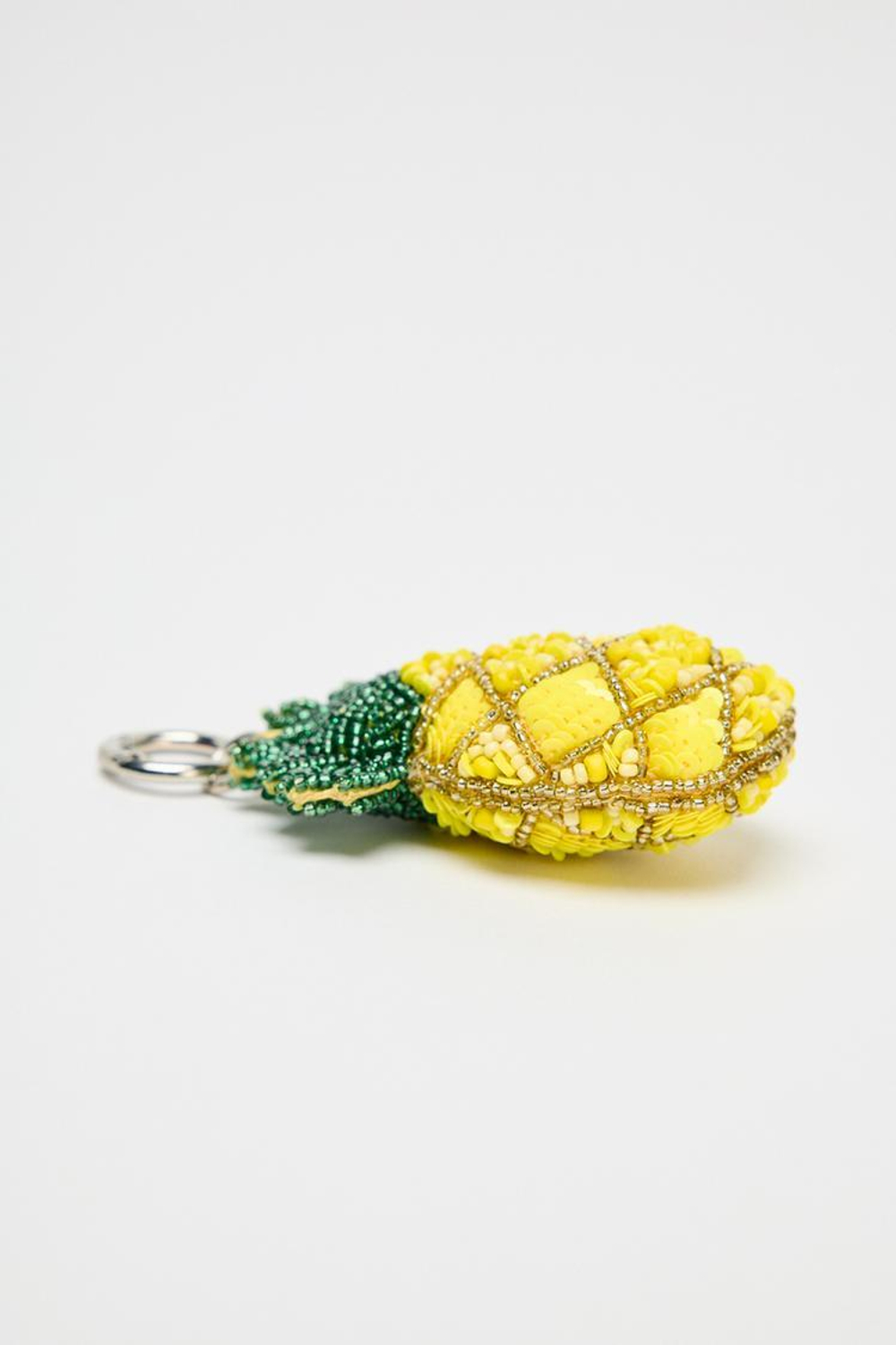 ZARA ПОДВЕСКА «ФРУКТЫ» С БИСЕРОМ, ЖЕЛТОВАТЫЙ