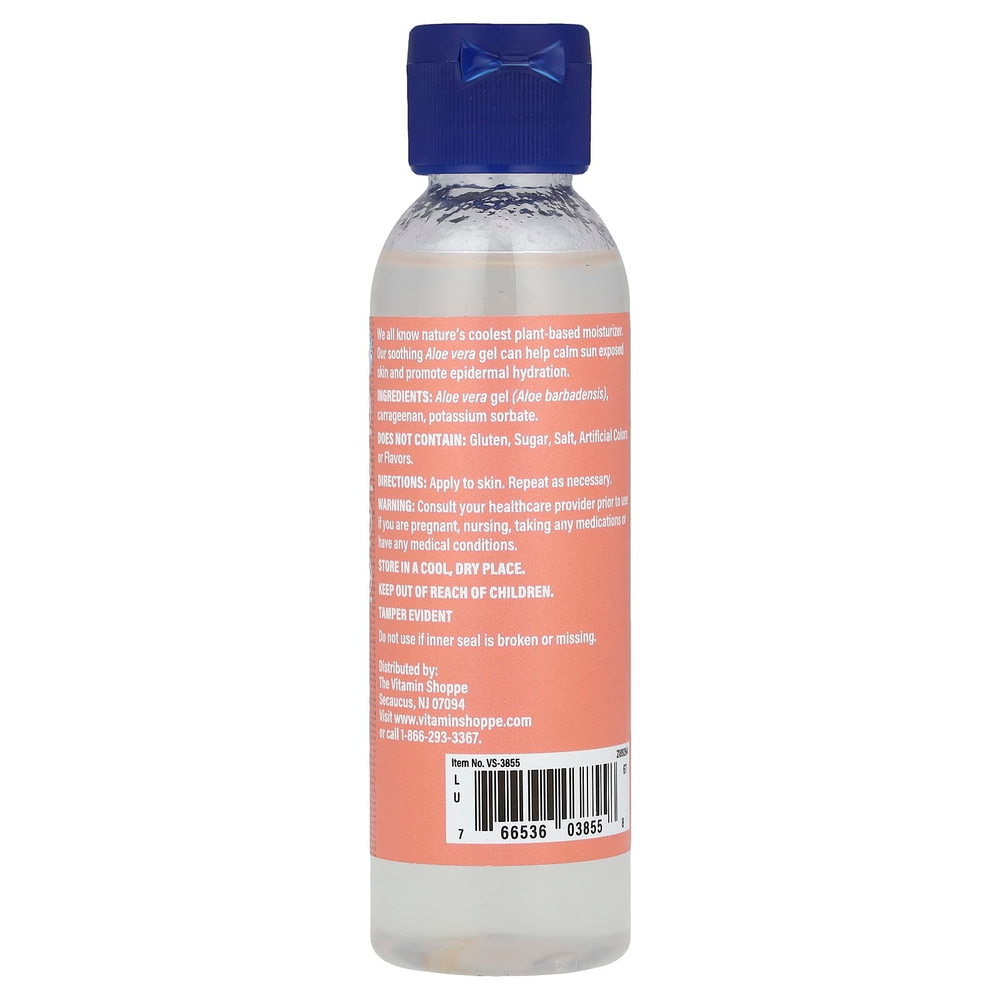 The Vitamin Shoppe, Гель алоэ вера, 118,3 мл (4 жидк. унц.)
