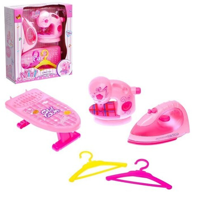 Набор бытовой техники «Милый дом»: швейная машина, утюг, гладильная доска
