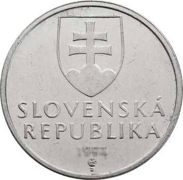 5 крон 1993-2008 Словакия