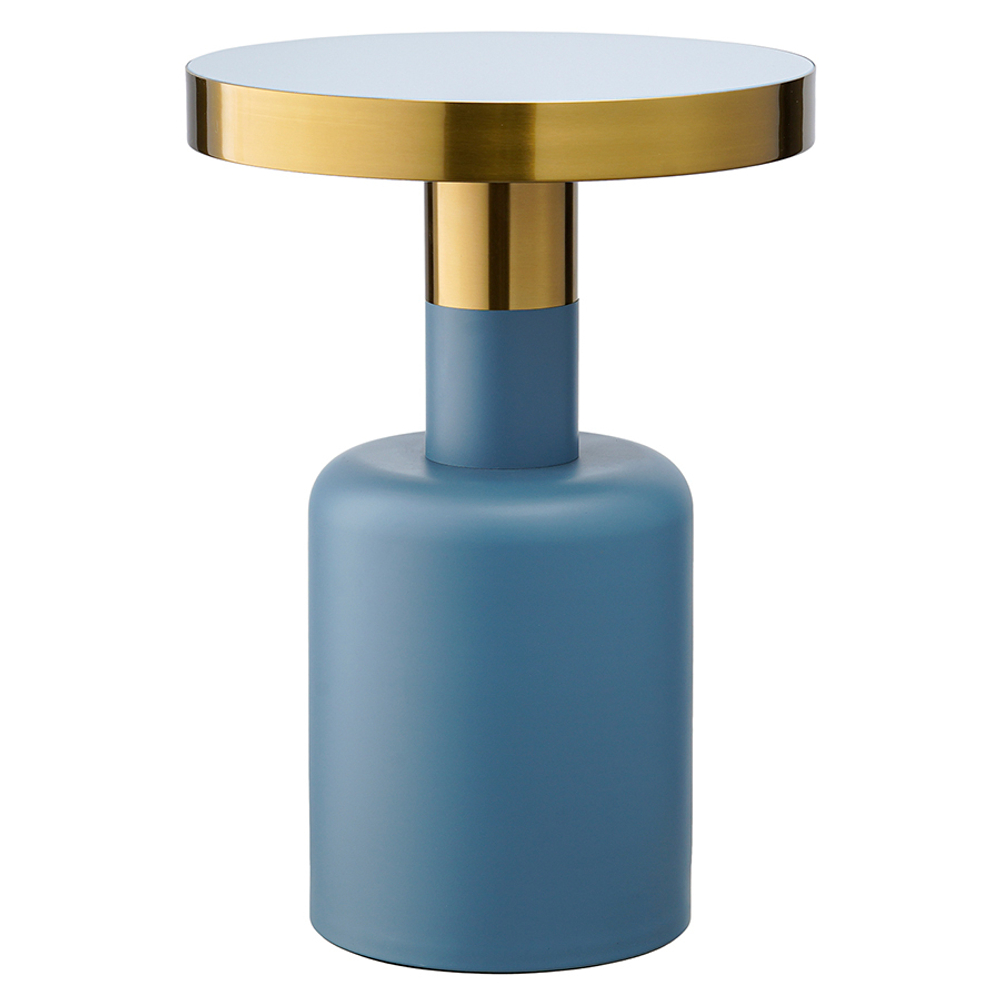 Столик журнальный froud, D35 см, синий