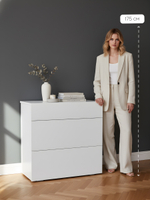 Комод Оланд ЛДСП цвет белый