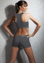 Удобный трикотажный спортивный бюстгальтер Doreanse Modal Basic (Размер: L) (Цвет: белый)