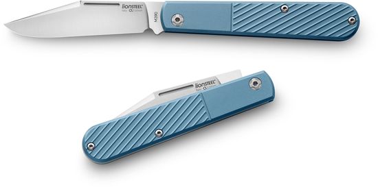 Складной нож Lion Steel "Barlow Slim" L/CKS0112 BL-O c клинком из стали Böhler M390 Microclean®, рукоять титан