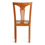 Стул - Гермес/ Hermes дерево гевея, 43х49х94см, Espresso, ткань бежевая (S178-4)
