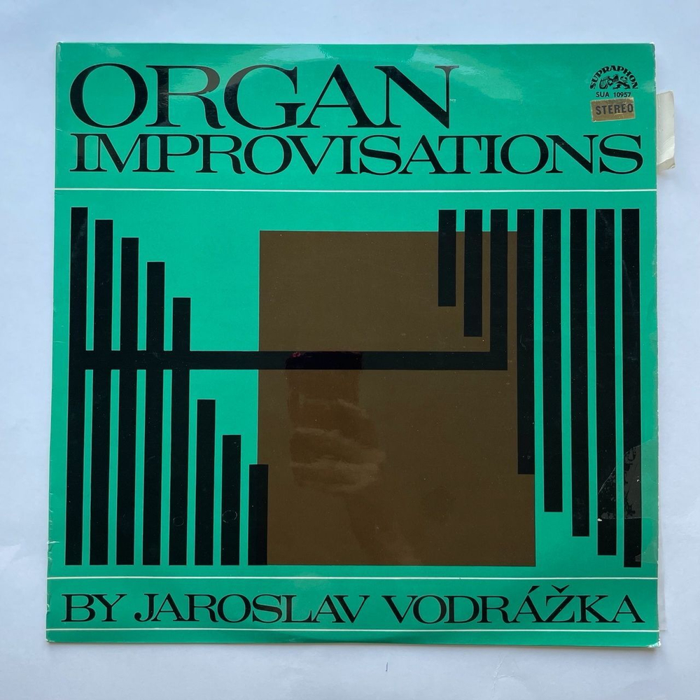 Винтажная виниловая пластинка LP Jaroslav Vodrazka Organ Improvisations Органные Импровизации (Чехословакия 1970)