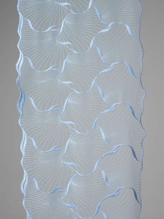 05-160 Вышивка на неэл. сетке 24 см, голубой 3090