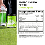 Optimum Nutrition, Незаменимые Amin.O. Energy®, зеленое яблоко, 270 г (9,5 унции)