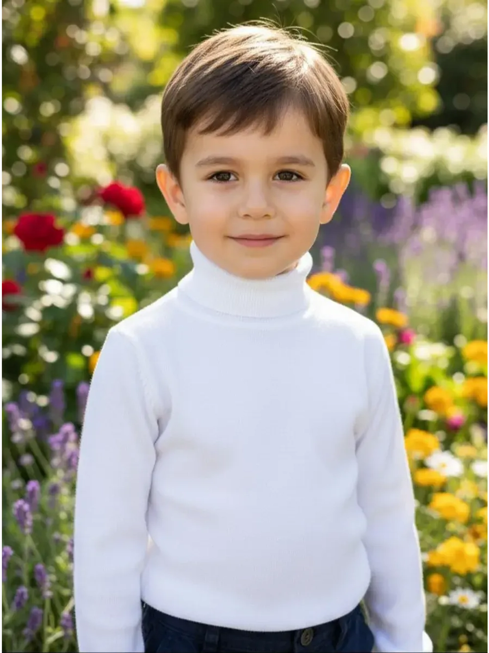 Водолазка универсальная рубчик хлопок.