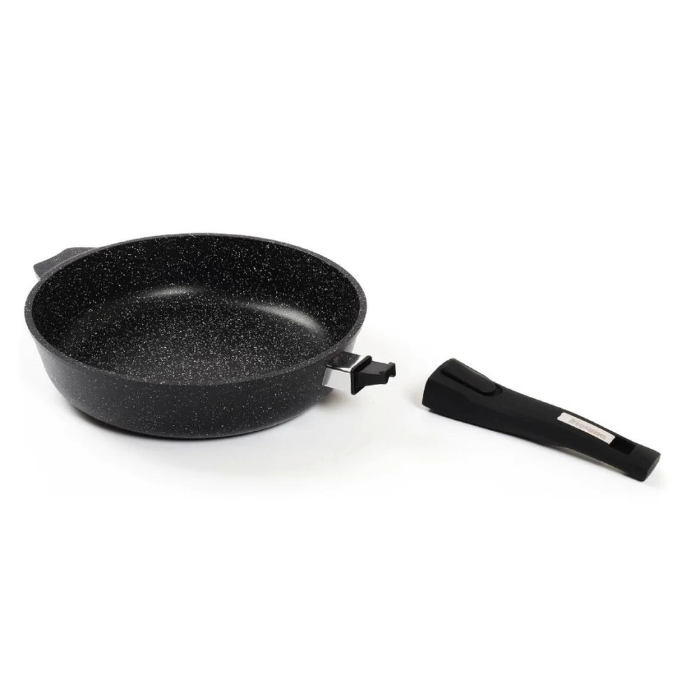 Сковорода алюминий, 22 см, антиприг, Мечта, Гранит black, 022802, съем руч