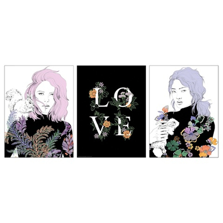 IKEA BILD  (ИКЕА БИЛД)  -  Плакат, Любовь к животным, 30x40 см