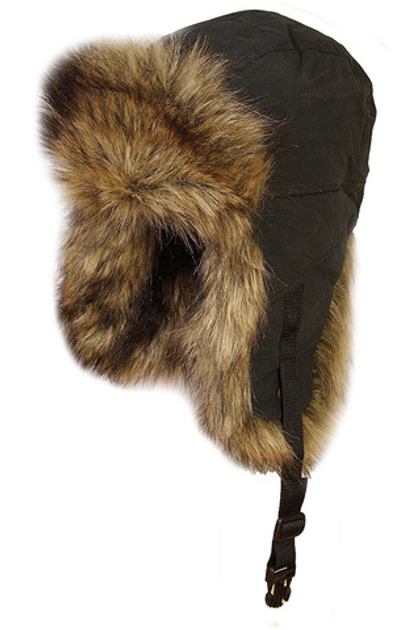 Шапка зимняя "TIKSI" плащ.(корея) мех. Волк