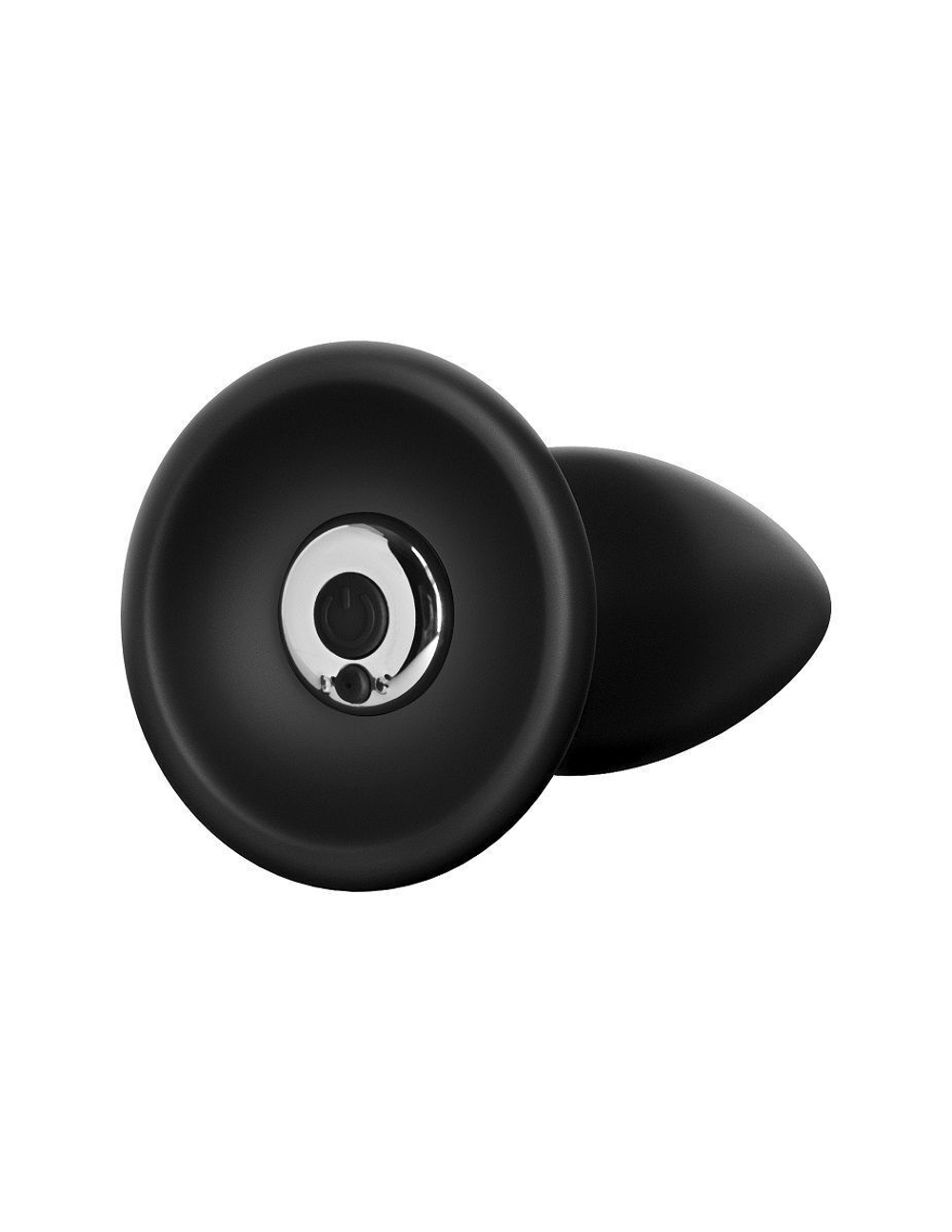 Чёрная малая анальная вибропробка Small Rechargeable Anal Plug - 10,9 см. (Цвет: черный)